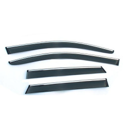 WINDOW DEFLECTORS WITH CHROME MOLDING TOYOTA RAV4 (2019-...)
