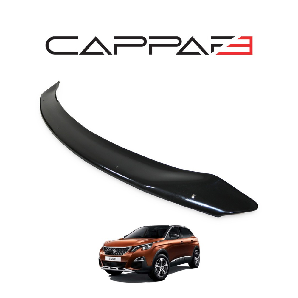 Hood deflector PEUGEOT 3008 (2016-...) CAPPA FE (EUROCAP) 