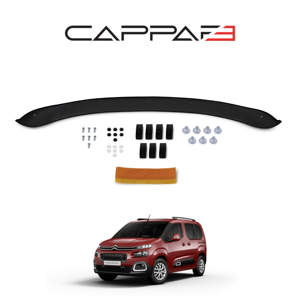 Deflector de capó para CITROËN BERLINGO III/PEUG. RIFTER/TOYOTA PROACE CITY (2018-...) CAPPA FE (EUROCAP)