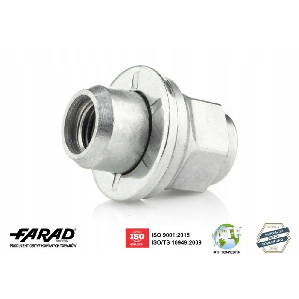 Wheel nut 12x1.25x38mm FARAD 383/S