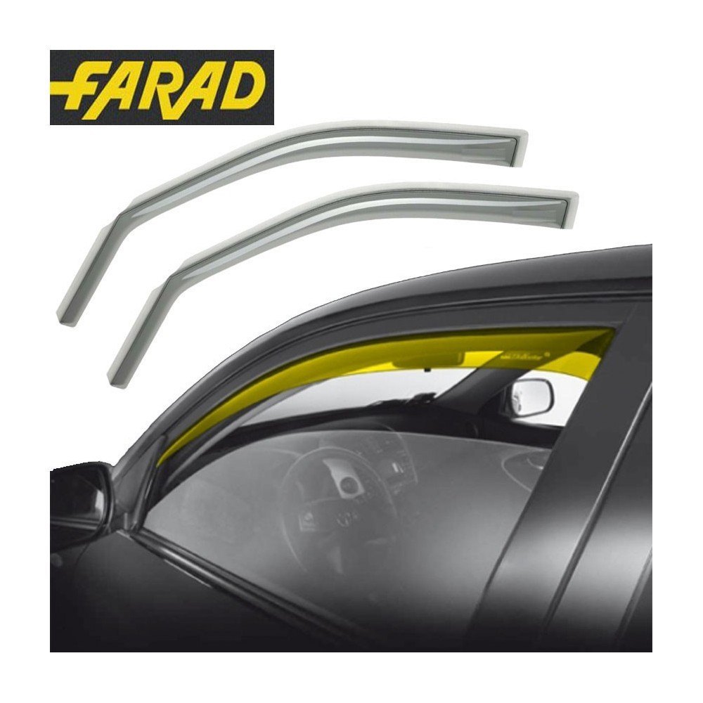 Window deflectors front FIAT 500 (2007-2016) FARAD 12.517