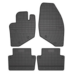 Car rubber floor mats black VOLVO S80 (1998-2005) NEGRO