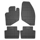 Car rubber floor mats black VOLVO S80 (1998-2005) NEGRO