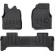 Car rubber floor mats black TOYOTA LAND CRUISER J100 (1998-2007) 3D FROGUM