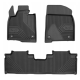 CAR RUBBER FLOOR MATS BLACK LEXUS RX (2016-...) NO.77 FROGUM