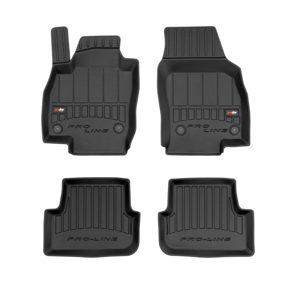 Car floor mats black SKODA FABIA (2021-...) 3D FROGUM