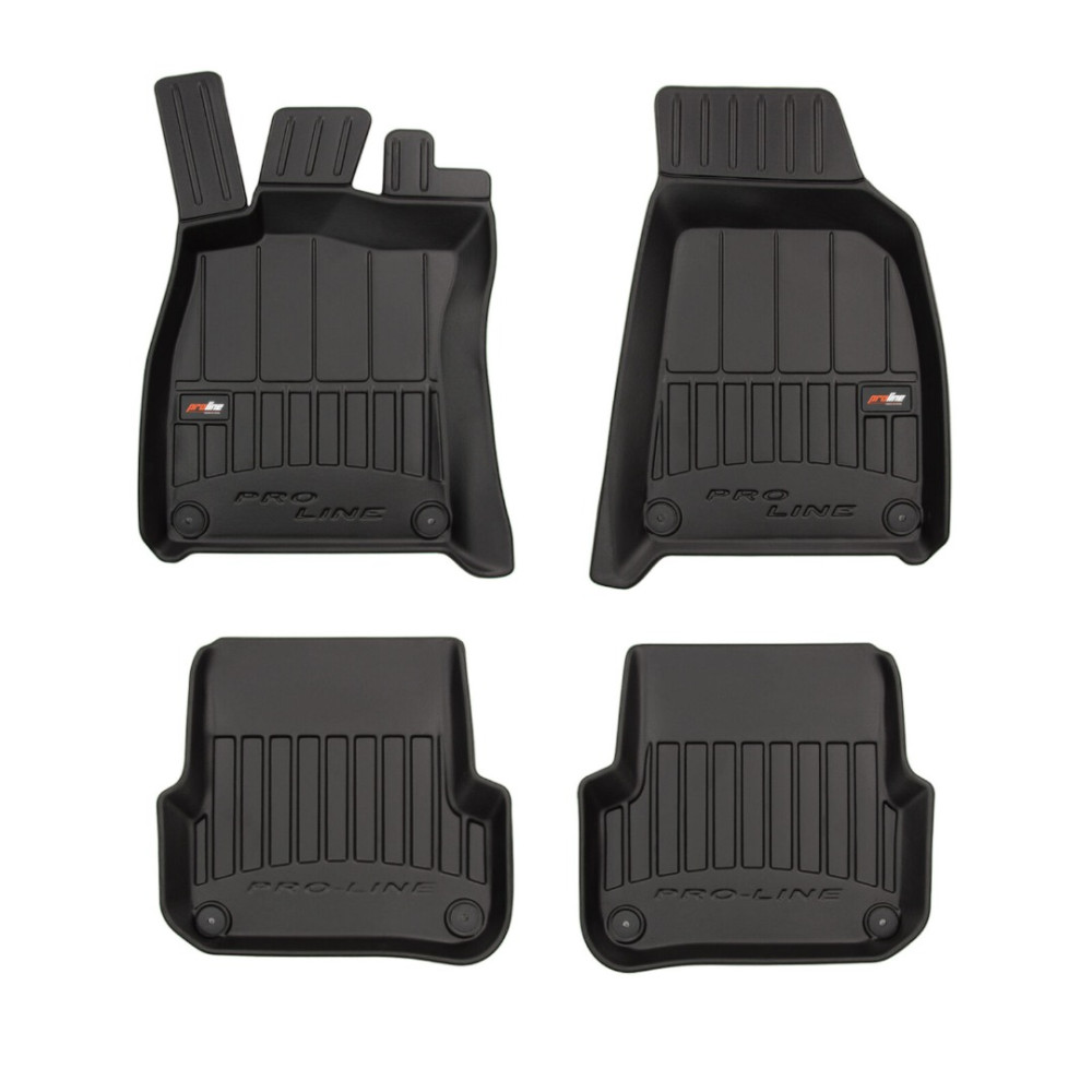 Car floor mats black AUDI A6 C6 (2004-2006) 3D FROGUM