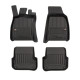 Car floor mats black AUDI A6 C6 (2004-2006) 3D FROGUM