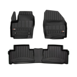 Car floor mats black FORD GALAXY II (31 cm)(2006-2015) 3D FROGUM