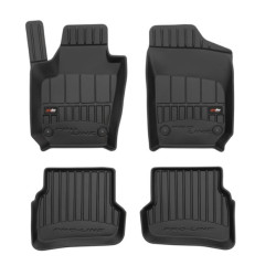 Car rubber floor mats black VW POLO (2009-2017) 3D FROGUM