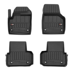 Car rubber floor mats black LAND ROVER DISCOVERY SPORT (2014-2019) 3D FROGUM