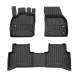 Car rubber floor mats black VW TOURAN (2015-...) 3D FROGUM