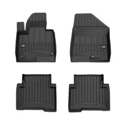 Car floor mats black HYUNDAI SANTA FE III (2012-2018) 3D FROGUM