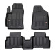 Car floor mats black HYUNDAI KONA II (2023-...) 3D FROGUM
