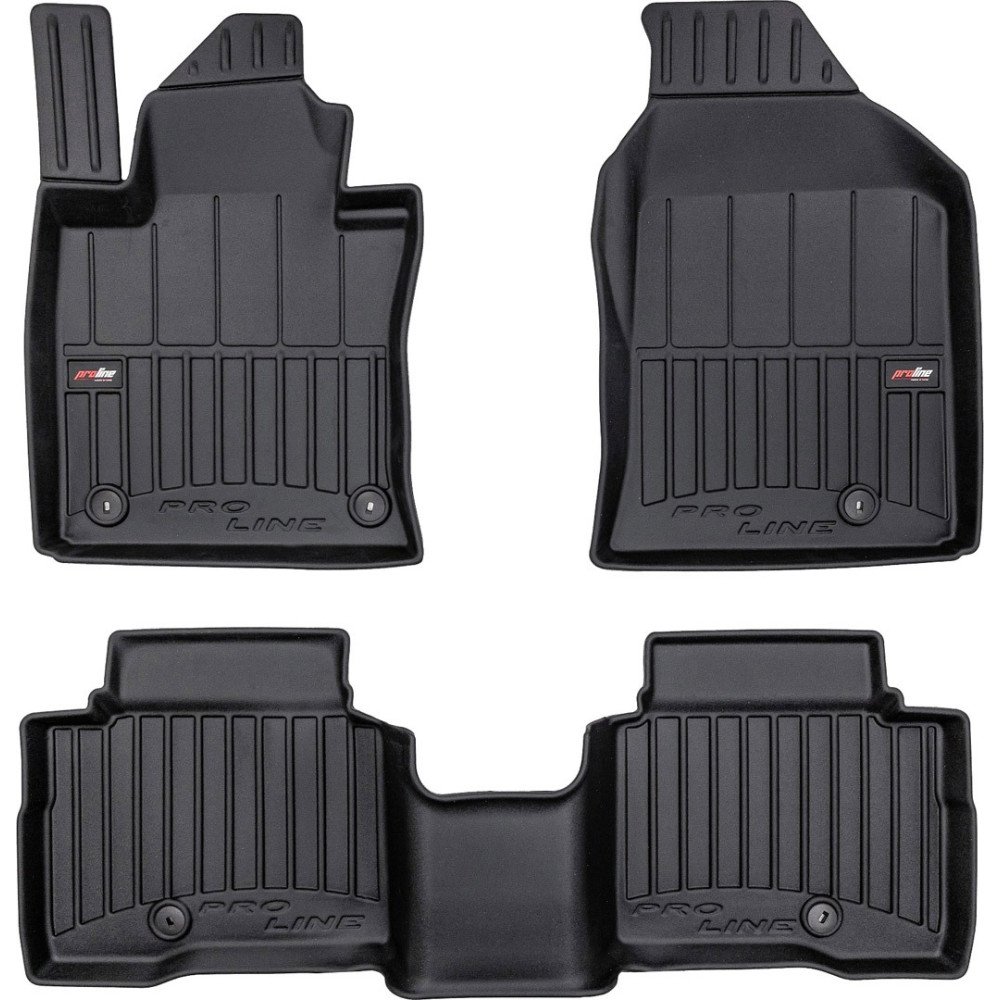 Car floor mats black SSANGYONG TORRES (2022-...) 3D FROGUM
