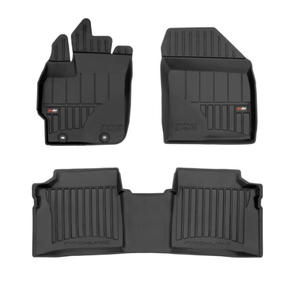 Alfombrillas de goma negras para coche TOYOTA PRIUS (2009-2015) 3D FROGUM