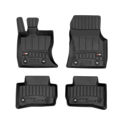 Car rubber floor mats black JAGUAR F-PACE (2016-...) 3D FROGUM