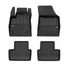 Car rubber floor mats black RENAULT MEGANE (2016-...) 3D FROGUM