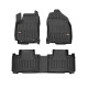Car floor mats black TOYOTA RAV4 IV Hybrid (2015-2019) 3D FROGUM