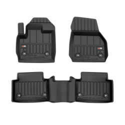 Car rubber floor mats black JAGUAR E-PACE (2017-...) 3D FROGUM