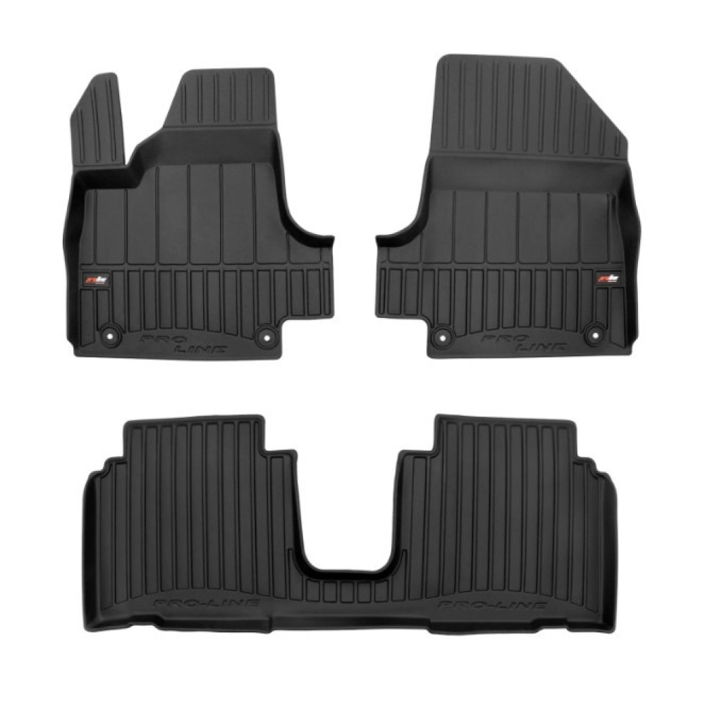 Alfombrillas de goma negras para coche HYUNDAI IONIQ 5 (2021-...) 3D FROGUM