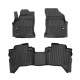 Car floor mats black TOYOTA HILUX VIII (2015-...) 3D FROGUM