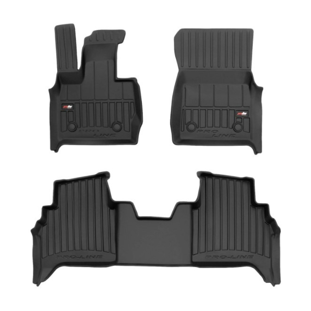 Car rubber floor mats black MB G-CLASS W464 (2018-...) 3D FROGUM