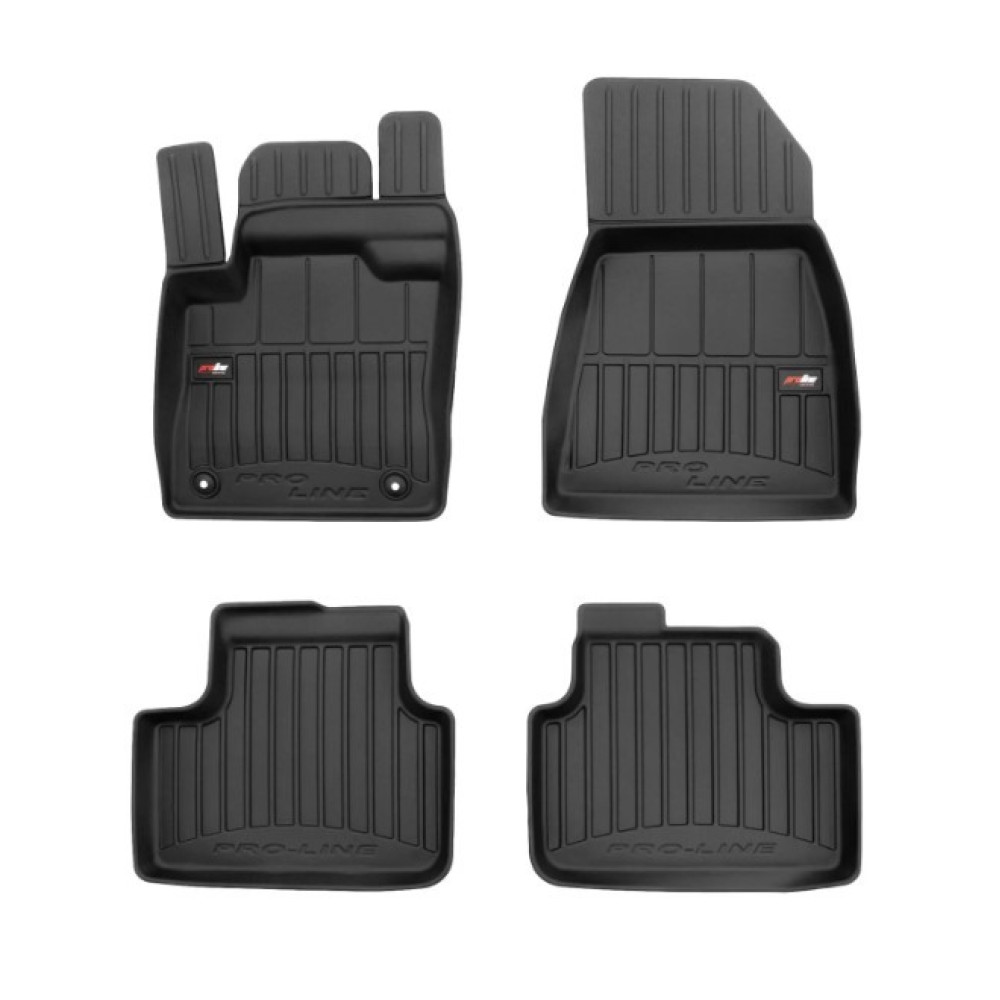 Car rubber floor mats black VOLVO C40 RECHARGE (2021-...) 3D FROGUM