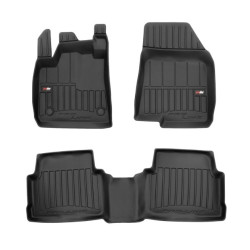 Car rubber floor mats black DACIA JOGGER (2021-...) 3D FROGUM