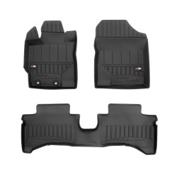 Car floor mats black TOYOTA YARIS III Hybrid (2011-2020) 3D FROGUM
