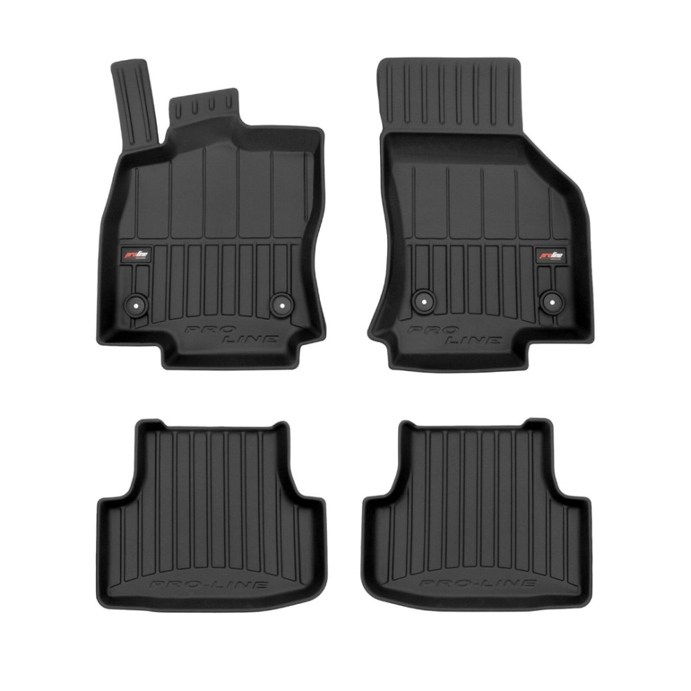 Car floor mats black AUDI A3 (8Y)(2020-...) 3D FROGUM