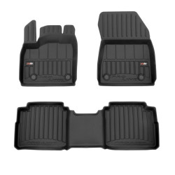 Car rubber floor mats black NISSAN X-TRAIL T33 E-POWER (2023-...) 3D FROGUM