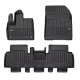 Car floor mats black CITROEN E-BERLINGO Electric / PEUGEOT E-RIFTER (2022-...) 3D FROGUM