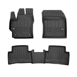 Car rubber floor mats black TOYOTA COROLLA Hatchback (2018-...) 3D FROGUM