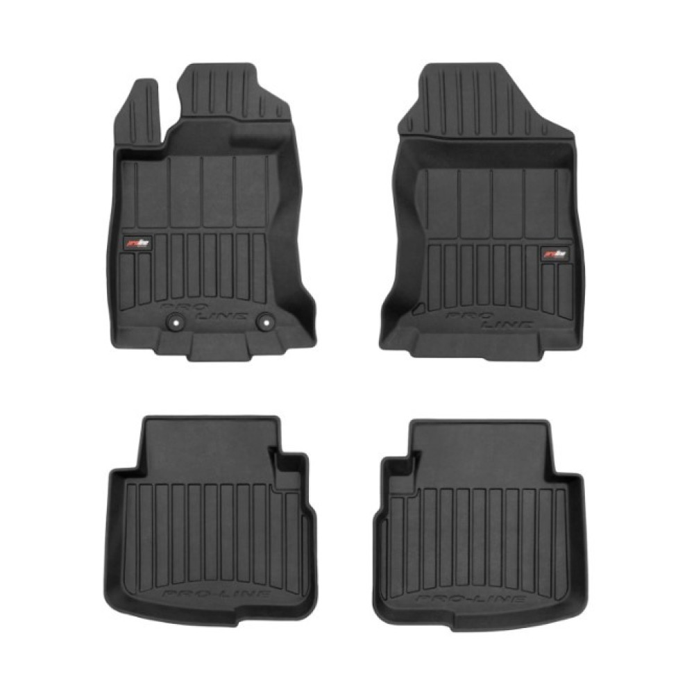 Car rubber floor mats black SUBARU OUTBACK (2020-...) 3D FROGUM