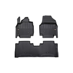 Alfombrillas de coche negras KIA EV9 (2023-...) 3D FROGUM