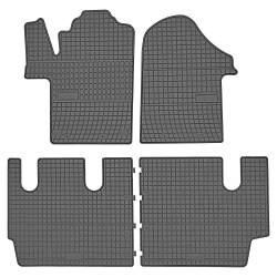 Car rubber mats black MB VITO (2 rows)(2014-...) NEGRO