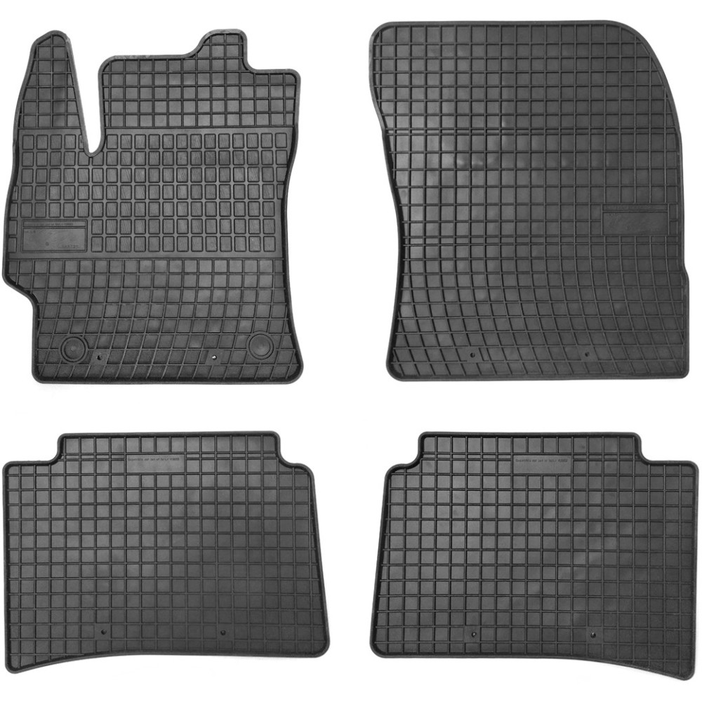 Car rubber mats black TOYOTA COROLLA SEDAN/SW (2019-...) NEGRO