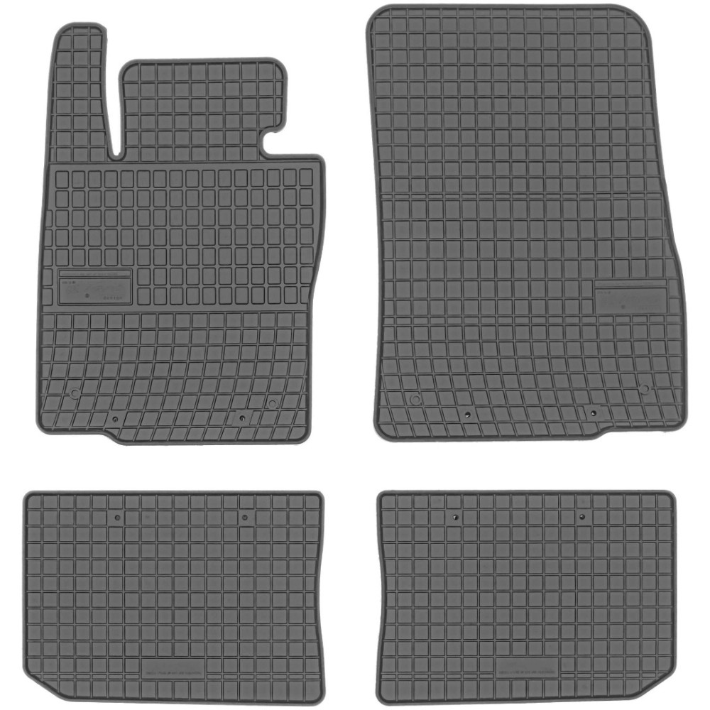 Car rubber floor mats black MINI Countryman (2010-2016) NEGRO