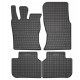 Car rubber floor mats black JAGUAR XF II (2015-2020) NEGRO