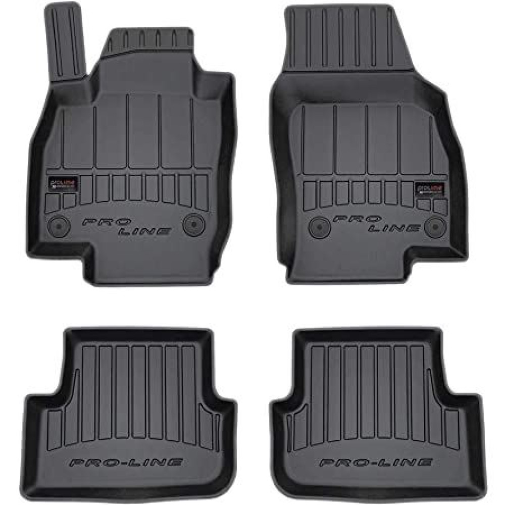 Car rubber floor mats black SEAT ARONA (2017-...) 3D FROGUM
