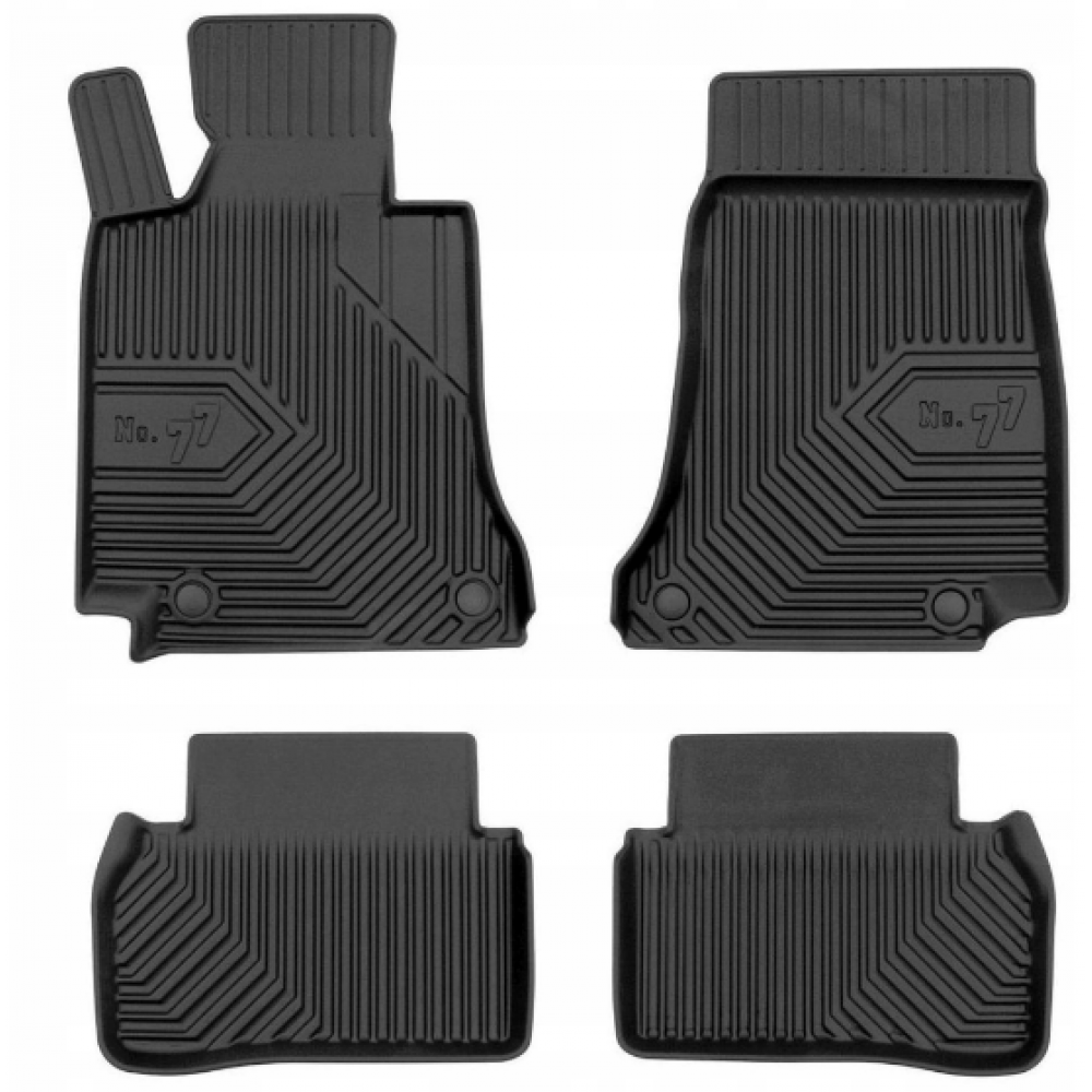 CAR RUBBER FLOOR MATS BLACK MB C-Class W206 (2022-...) NO.77 FROGUM