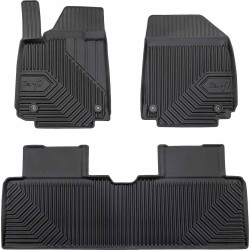 CAR RUBBER FLOOR MATS BLACK HYUNDAI IONIQ 6 (2022-...) NO.77 FROGUM