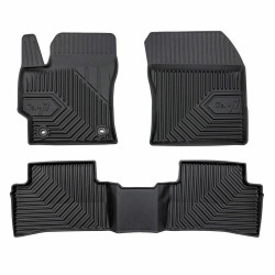 CAR RUBBER FLOOR MATS BLACK TOYOTA COROLLA HB (2018-...) NO.77 FROGUM