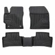 CAR RUBBER FLOOR MATS BLACK TOYOTA COROLLA HB (2018-...) NO.77 FROGUM