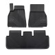 CAR RUBBER FLOOR MATS BLACK TESLA MODEL S (2021-...) NO.77 FROGUM