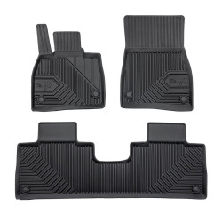 CAR RUBBER FLOOR MATS BLACK MB EQS SUV (2022-...) NO.77 FROGUM