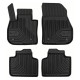 CAR RUBBER FLOOR MATS BLACK BMW X1 U11 (2022-...) NO.77 FROGUM