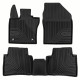 CAR RUBBER FLOOR MATS BLACK TOYOTA PRIUS (2022-...) NO.77 FROGUM