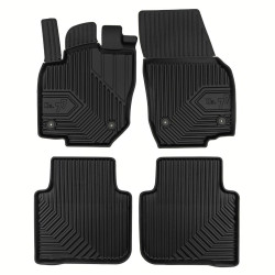 CAR RUBBER FLOOR MATS BLACK SKODA KODIAQ II (2024-...) NO.77 FROGUM